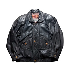 vintage GIANCARLO ROSSI sheep leather blouson