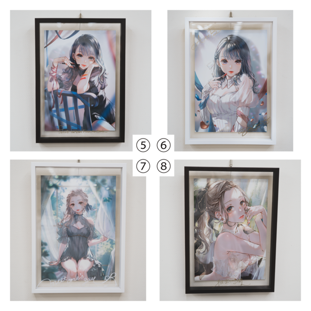 直筆タイトル入り複製原画(B)