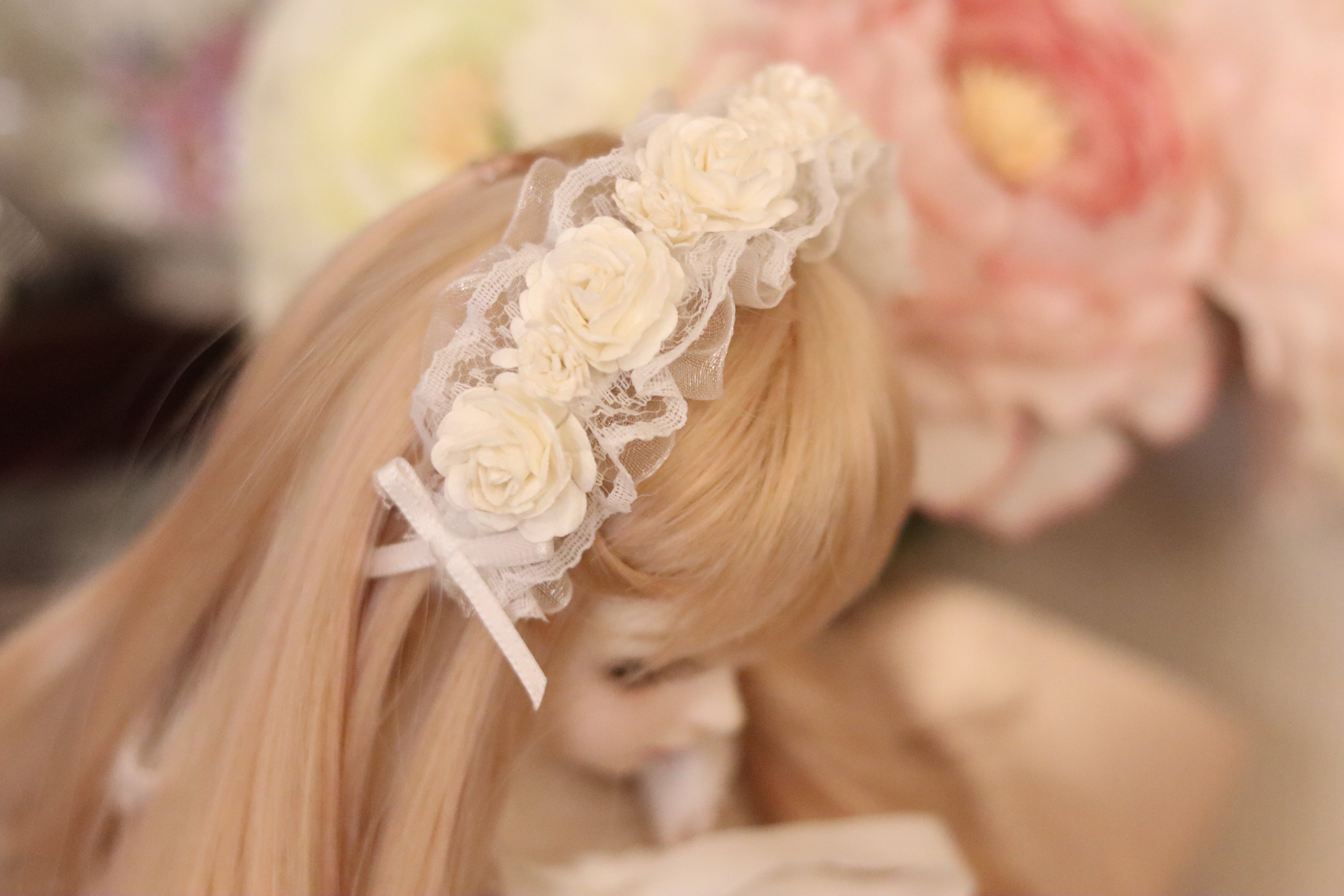 ロリータなヘッドドレス（全2色） | ハナタバとアイ。 | ドール、ぬい