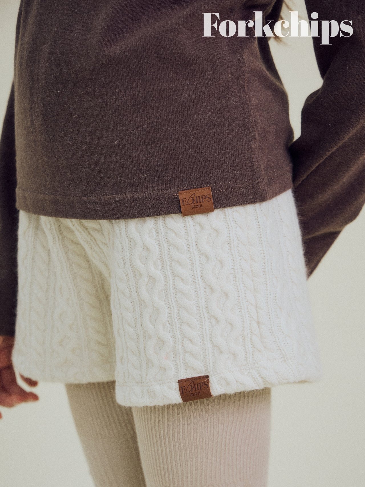 FORK CHIPS［取寄］soft knit pants 26winter