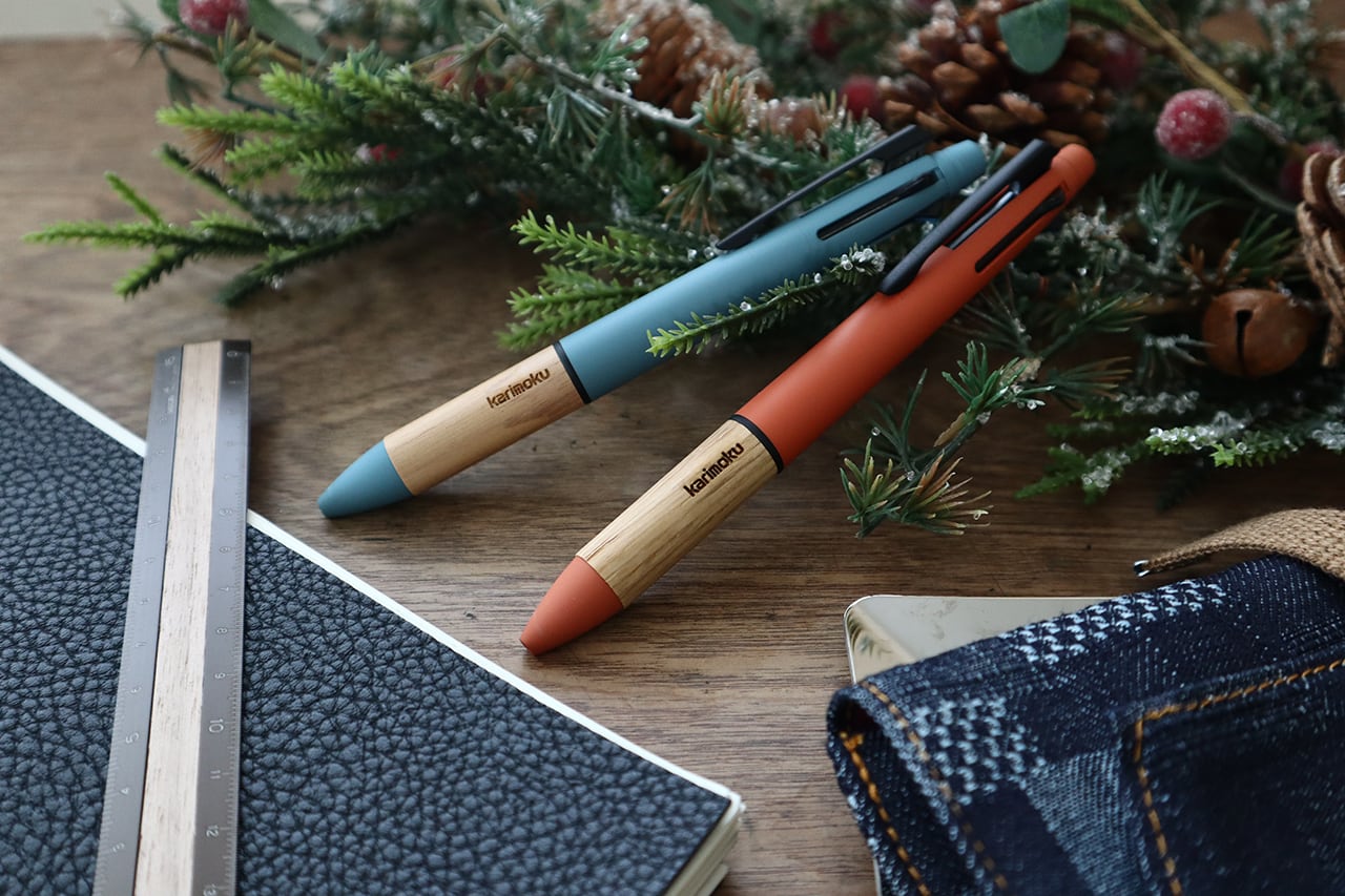 三菱鉛筆 JETSTREAM × karimoku 多機能ペン 4&1 0.5㎜