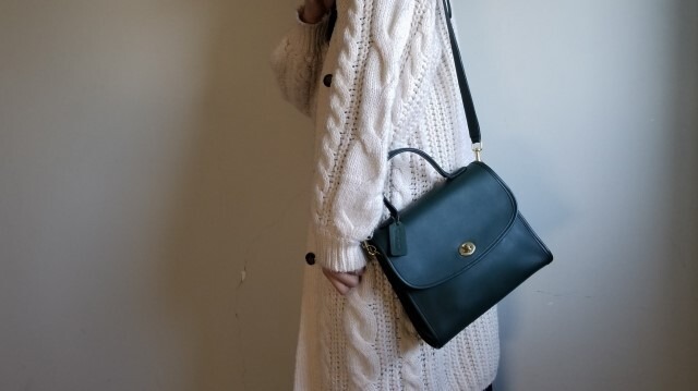 超美品 オールドコーチ ☆USA製 ターンロック 2WAY ショルダーバッグ