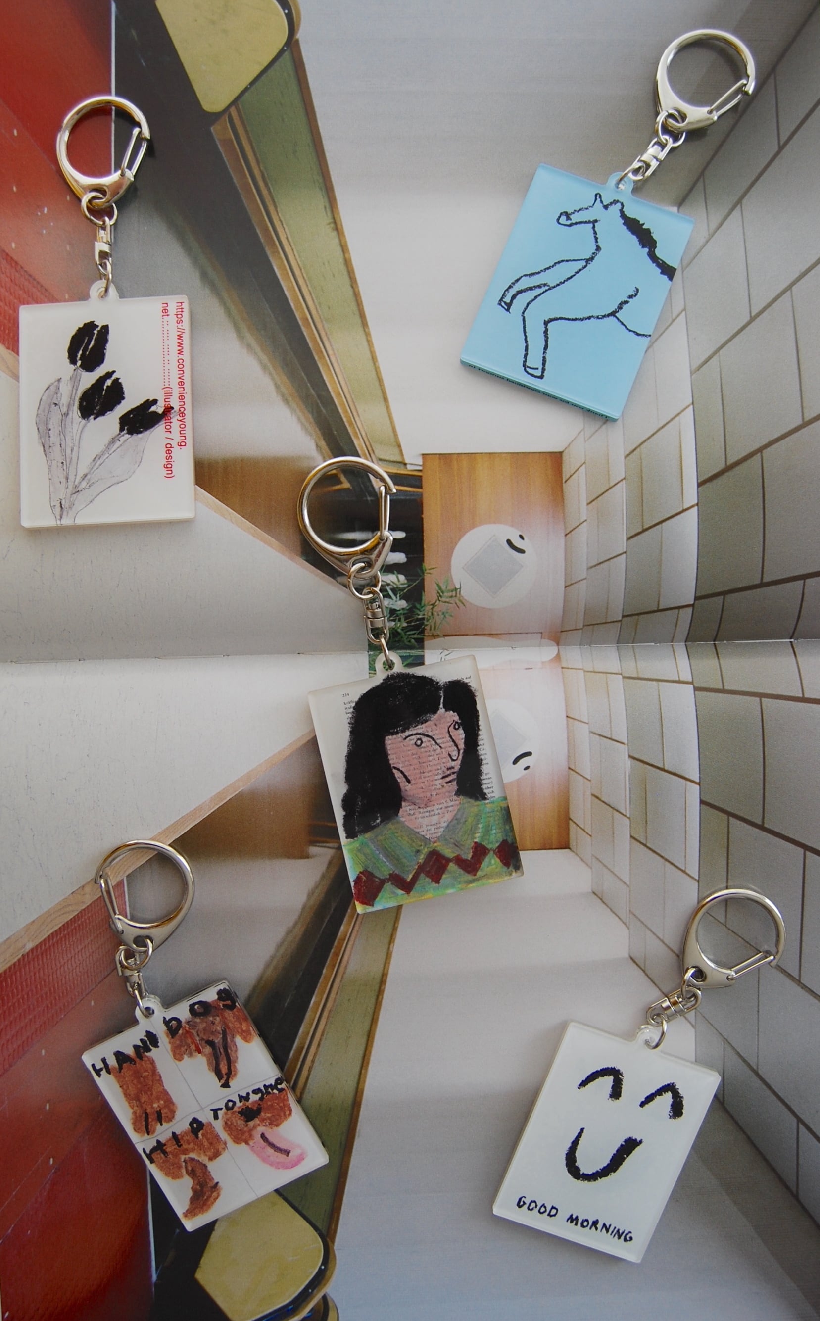 Blue Horse : Keychain | CONVENIENCE YOUNG