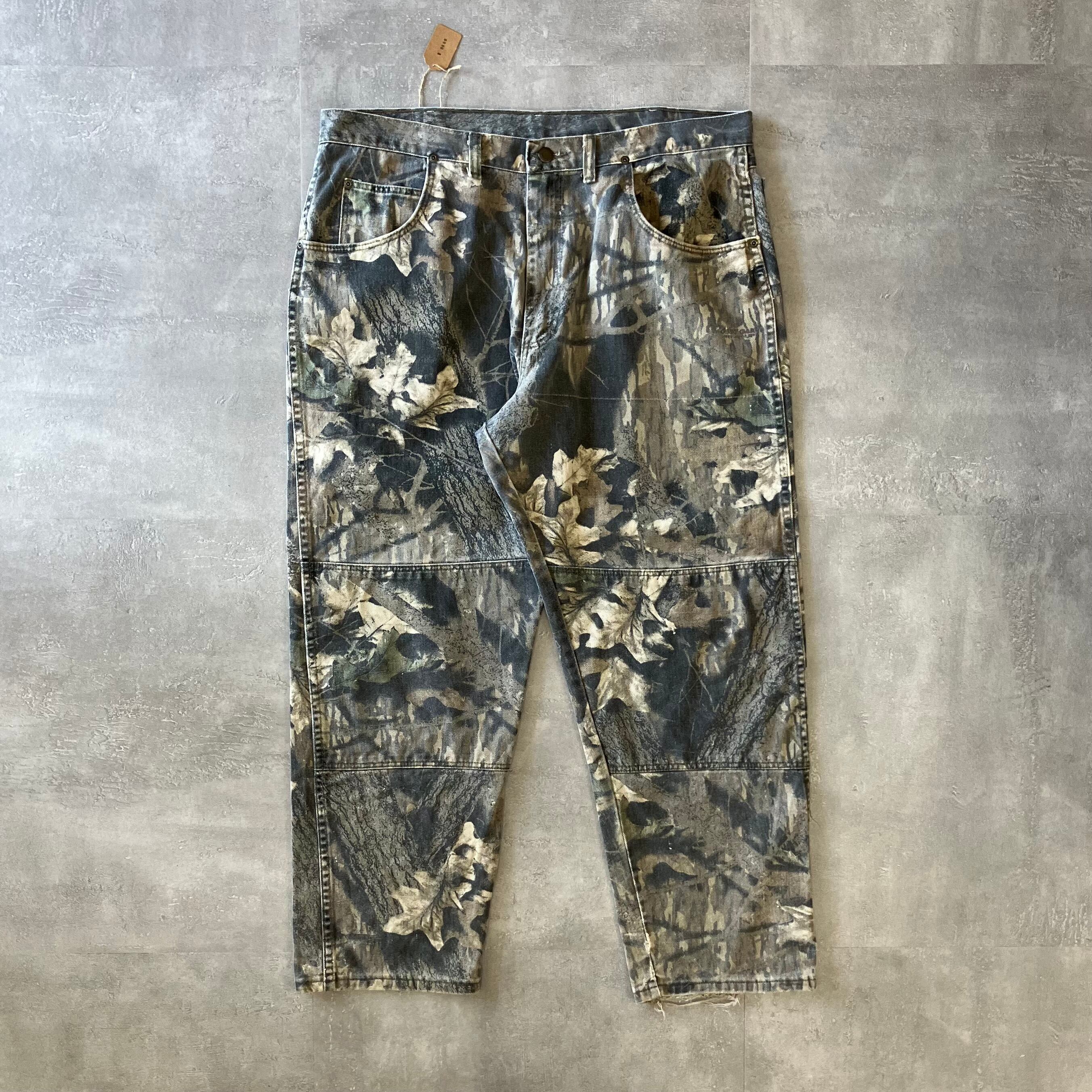 《実寸w36l28》Wrangler 00s リアルツリーパンツ ダブルニー No.2246