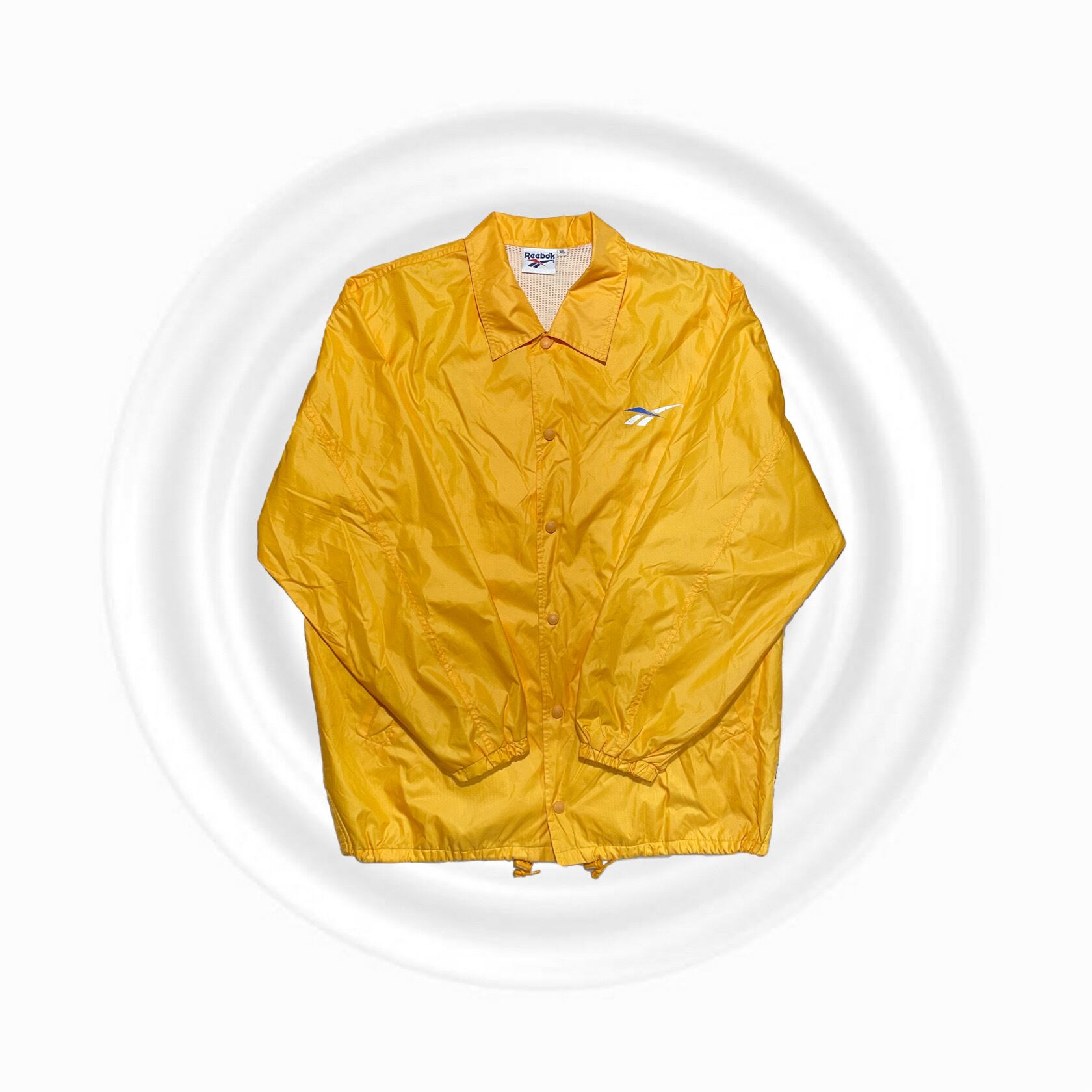 Reebokのyellowナイロンジャケット | PAY ID