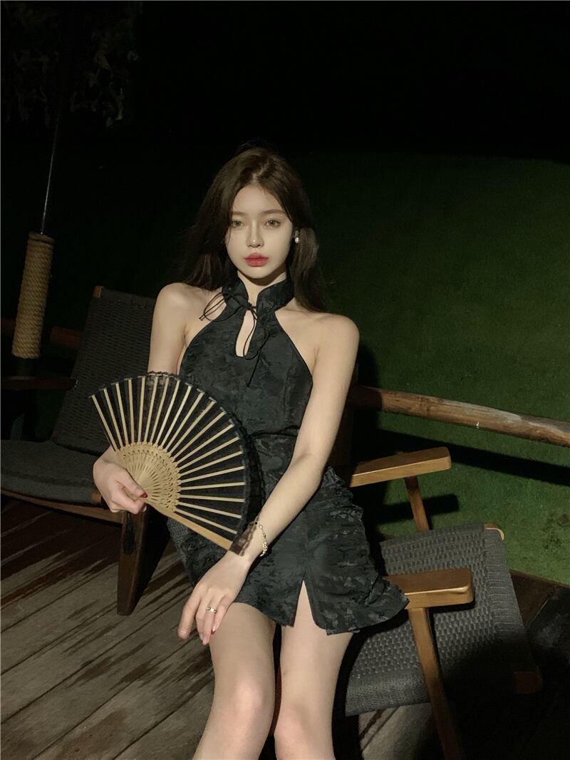 ドレス サマーショートスカート ブラック 大人ガーリー スウィート キュート カジュアル 夏物 ブラックストロベリース56929406988