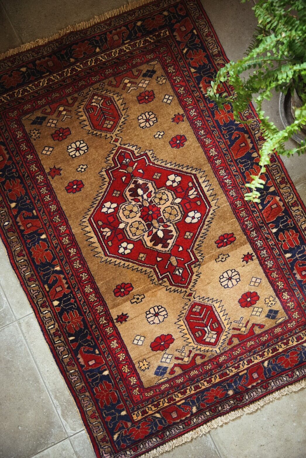 602 -Vintage Baluch rug