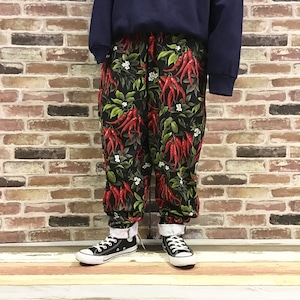 Red Pepper Black Easy Pants