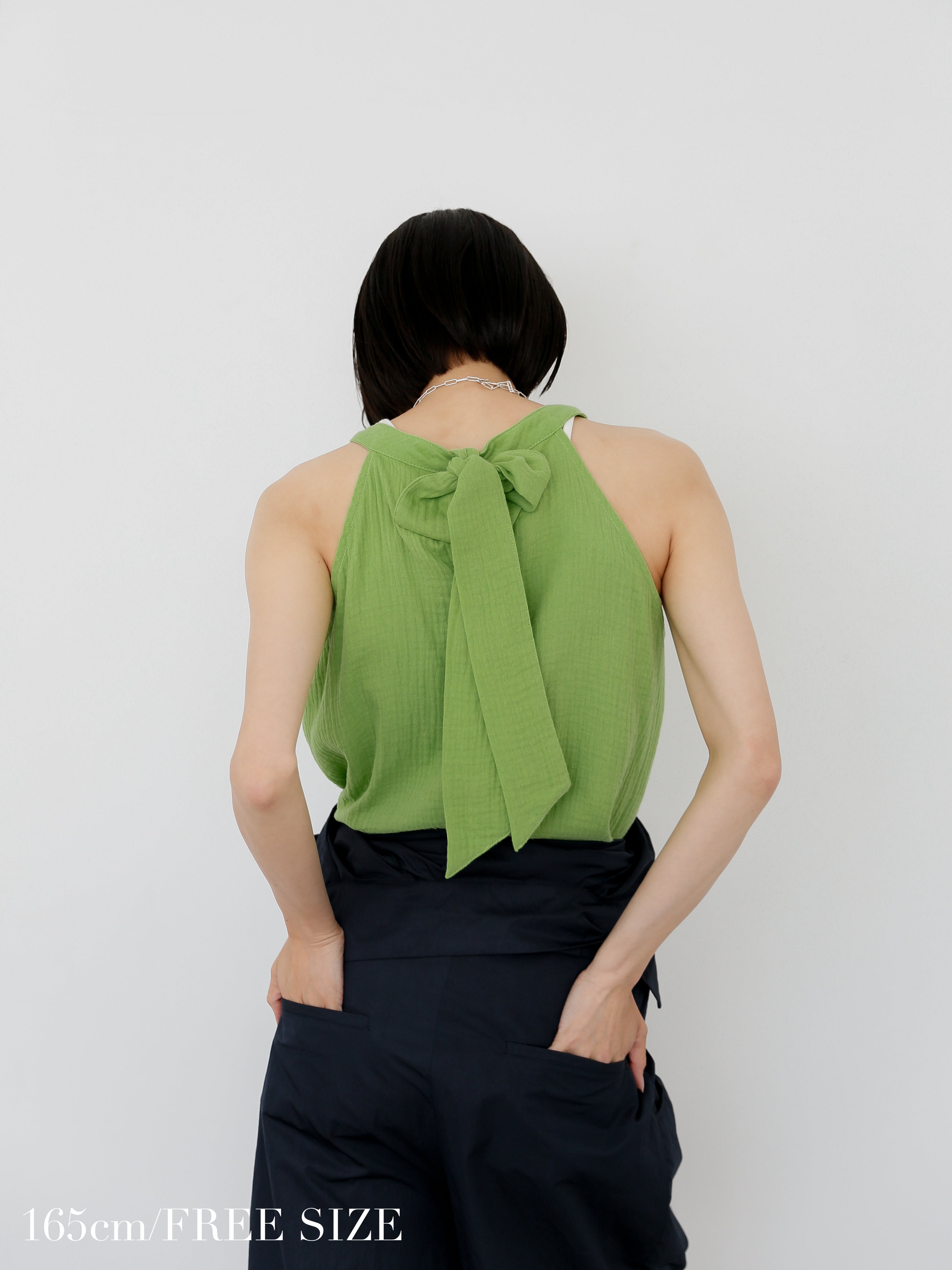 2way halter neck ribbon tops | Katrin TOKYO 2way halter neck ribbon tops | Katrin TOKYO