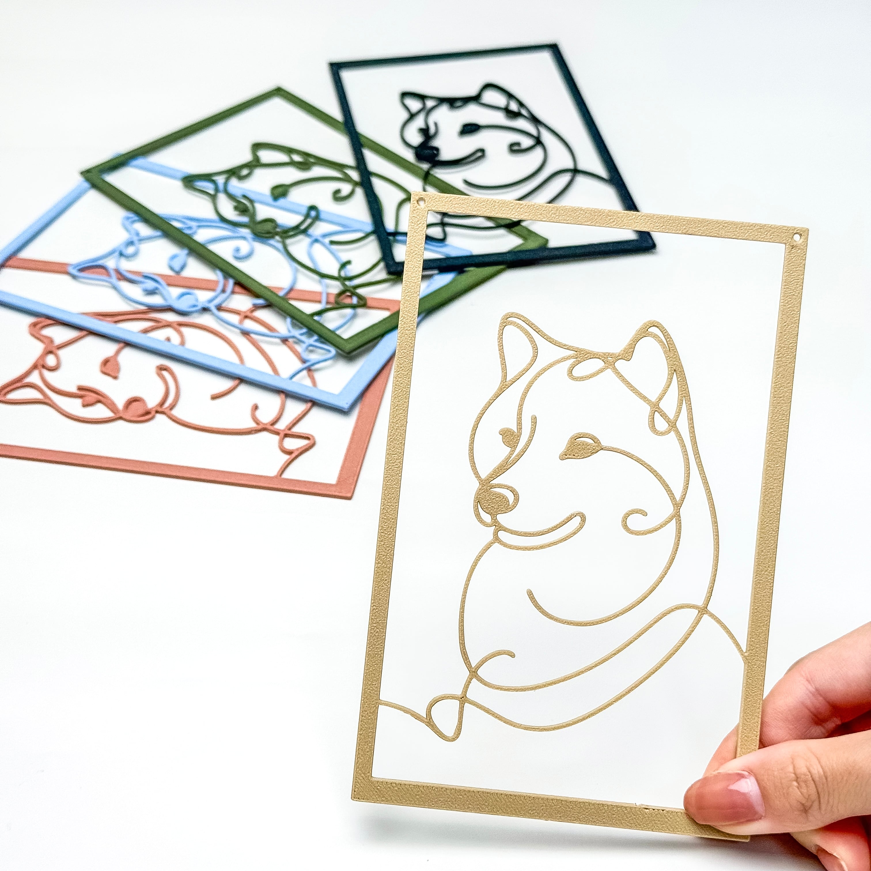 柴犬／ハガキアート | iw design kyoto