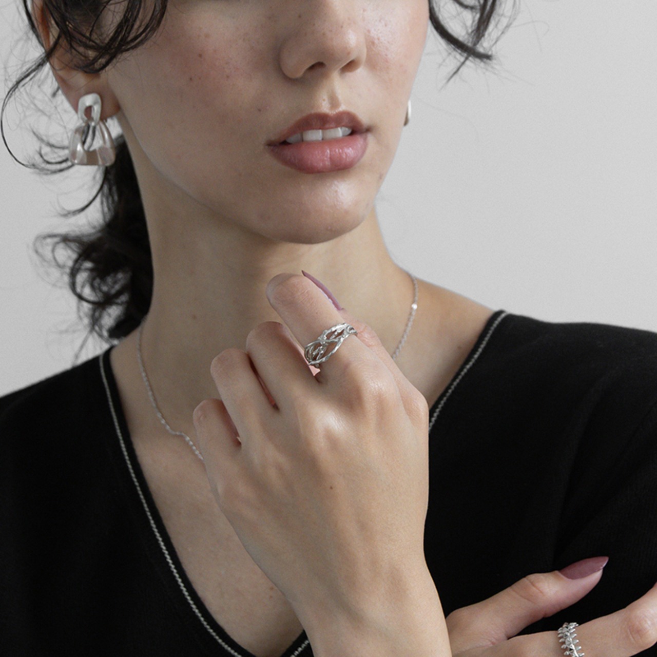 【クリックポスト】SILVER925フォレストリング 1511