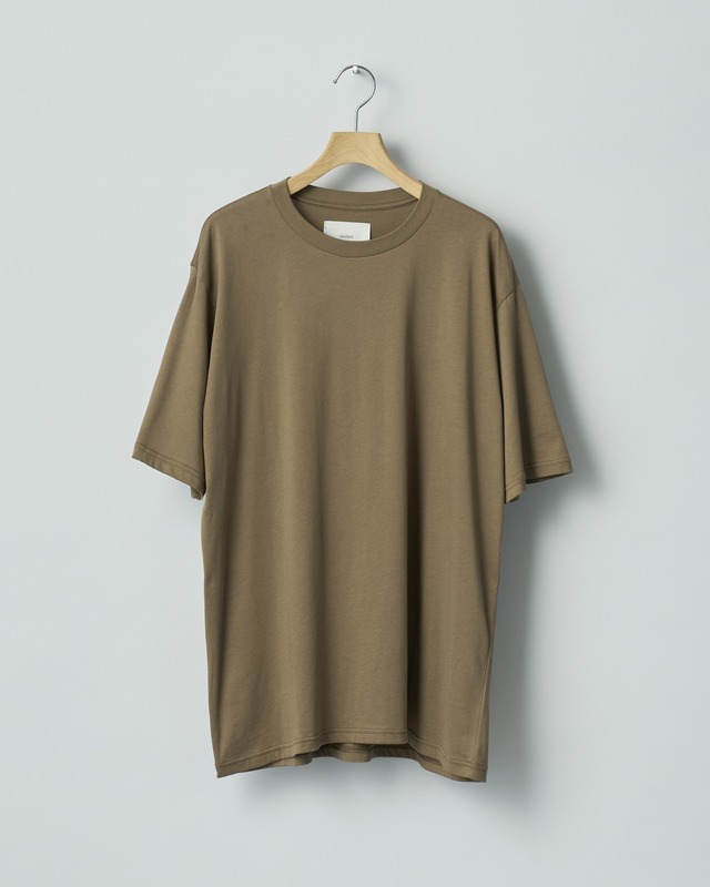 ssstein "SUVIN COTTON BASIC TEE〔KHAKI〕"