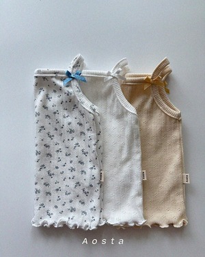 [Aosta] Camellia Sleeveless / [아오스타] 까멜리아나시