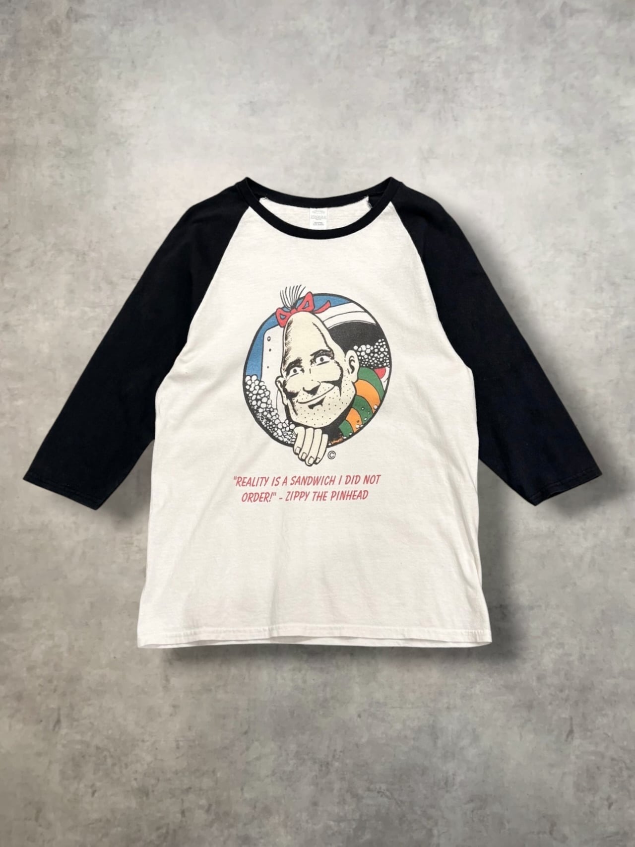 ZIPPY THE PINHEAD” Character Raglan Sleeve Tee | RENGA CLOTHING STORE
