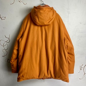 HERMES reversible cashmere down jacket “hermes orange”