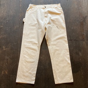 00s Dickies ペインターパンツ ホワイト ペイントW40 L32 W94cm L相当 ワークパンツ ペンキ ヴィンテージ ディッキーズ アメカジ 00s 白