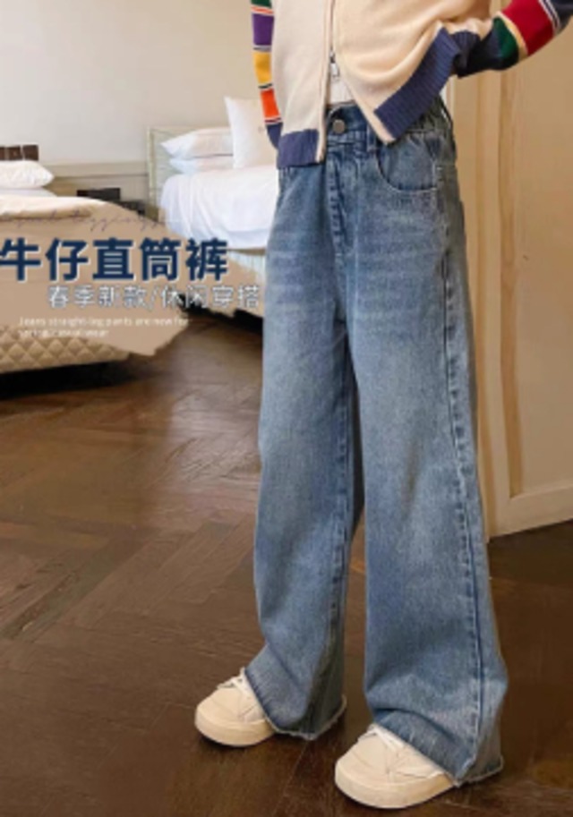 新品　ボトムス　ジーンズ　デニムズボン　ズボン　パンツ　100-150cm