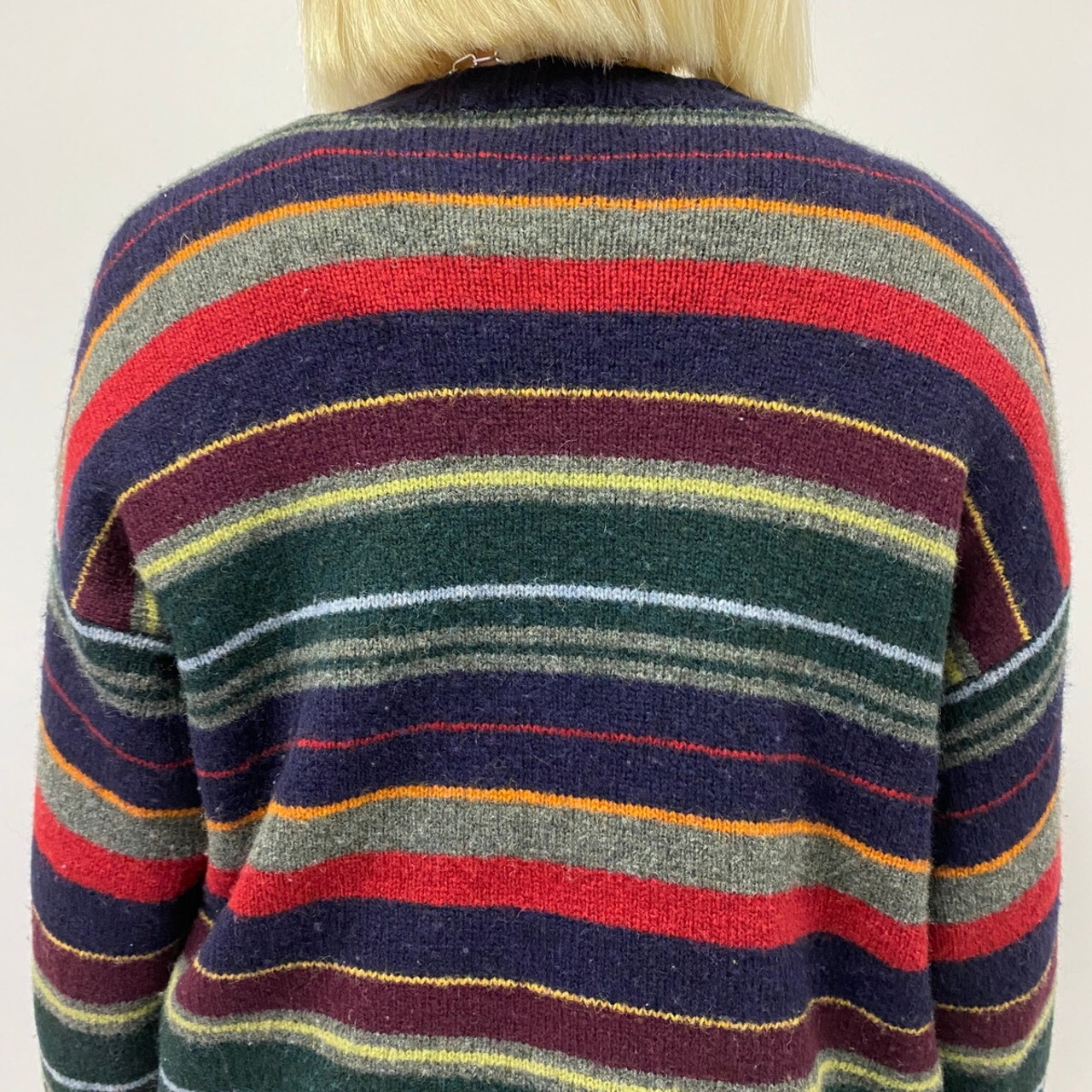 90年代 J.CREW ジェイクルー ウールニットセーター メンズM 古着 90S 