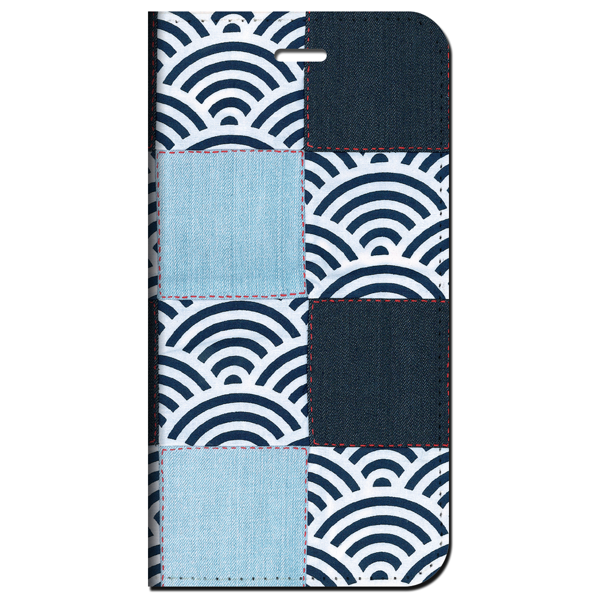 iPhone対応 スマホ 手帳型ケース 和デニム リアル 【iPhone17 / iPhone16 / iPhone16e / iPhoneSE 他 iPhone各機種対応】 st50