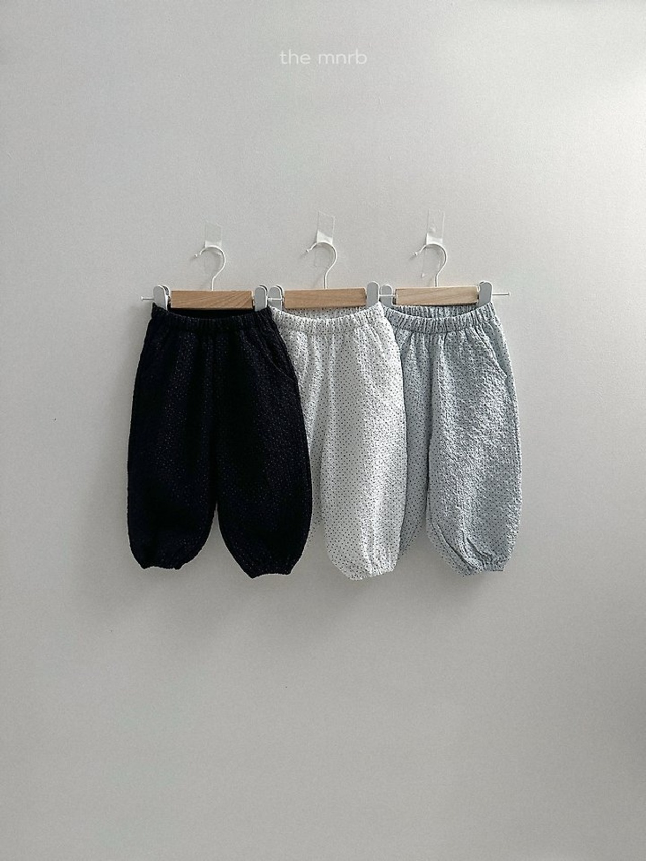 [the mnrb] Polka Dot Jogger Pants / [미니로브] 도트지짐조거팬츠