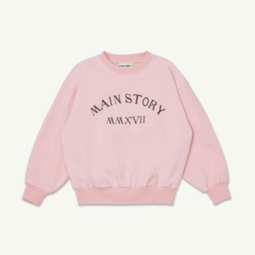 《main story 2026AW》Bubble Sweatshirt / Rose Shadow
