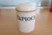 TAPIOCA（タピオカのデンプン粉）入れ専用缶　おそらくTala製