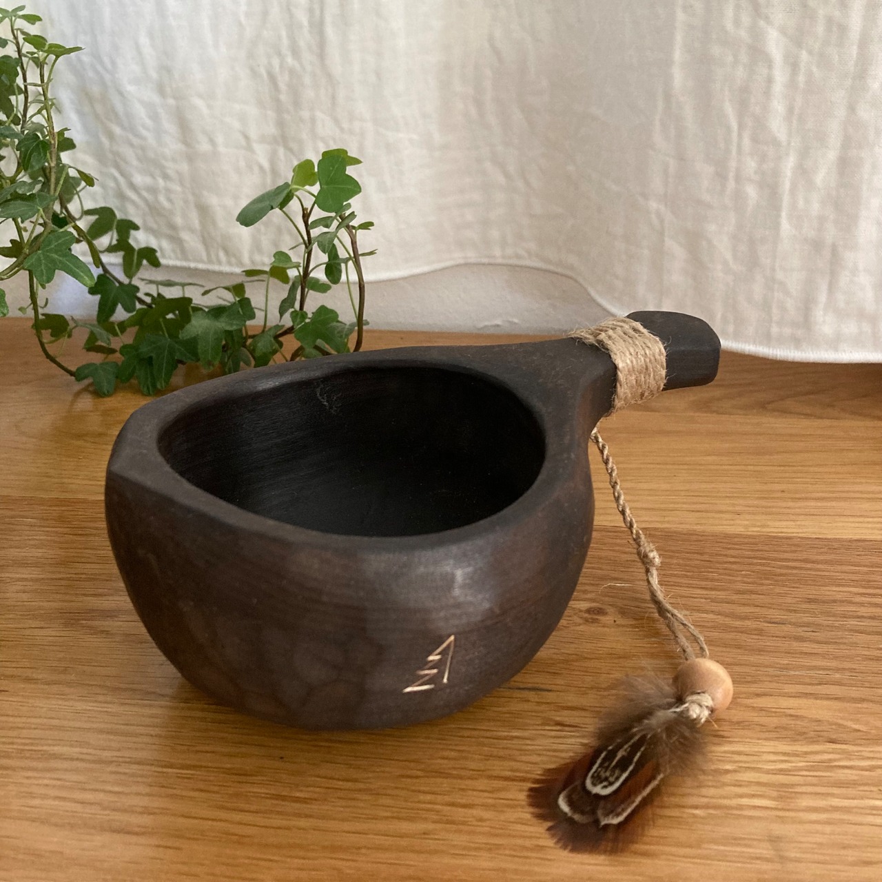 Soul Of Siberia ソウルオブシベリア #1 brown fired ククサ ロシア  