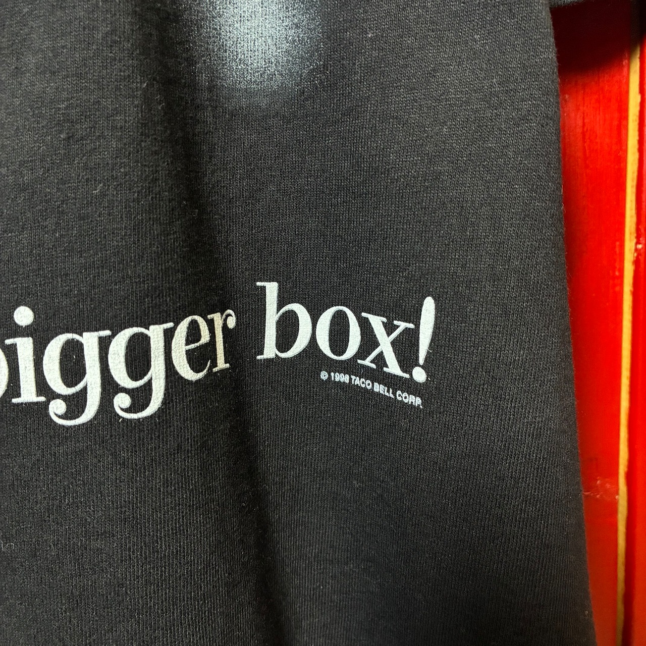 90s USA of MEXICO製 TULTEX タコベル 企業Tee 黒 タコベル