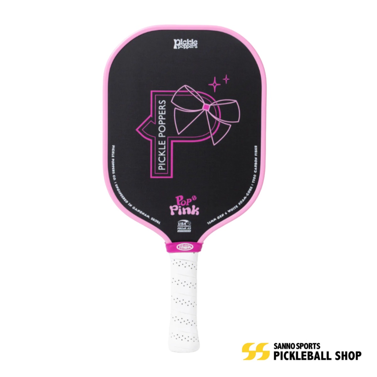 Pickle Poppers POP N PINK PADDLE SET - ELONGATED ピックルボール