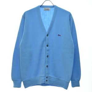 IZOD LACOSTE / アイゾッド ラコステ 70s 糸巻きタグ 青ワニ アクリルニット長袖カーディガン