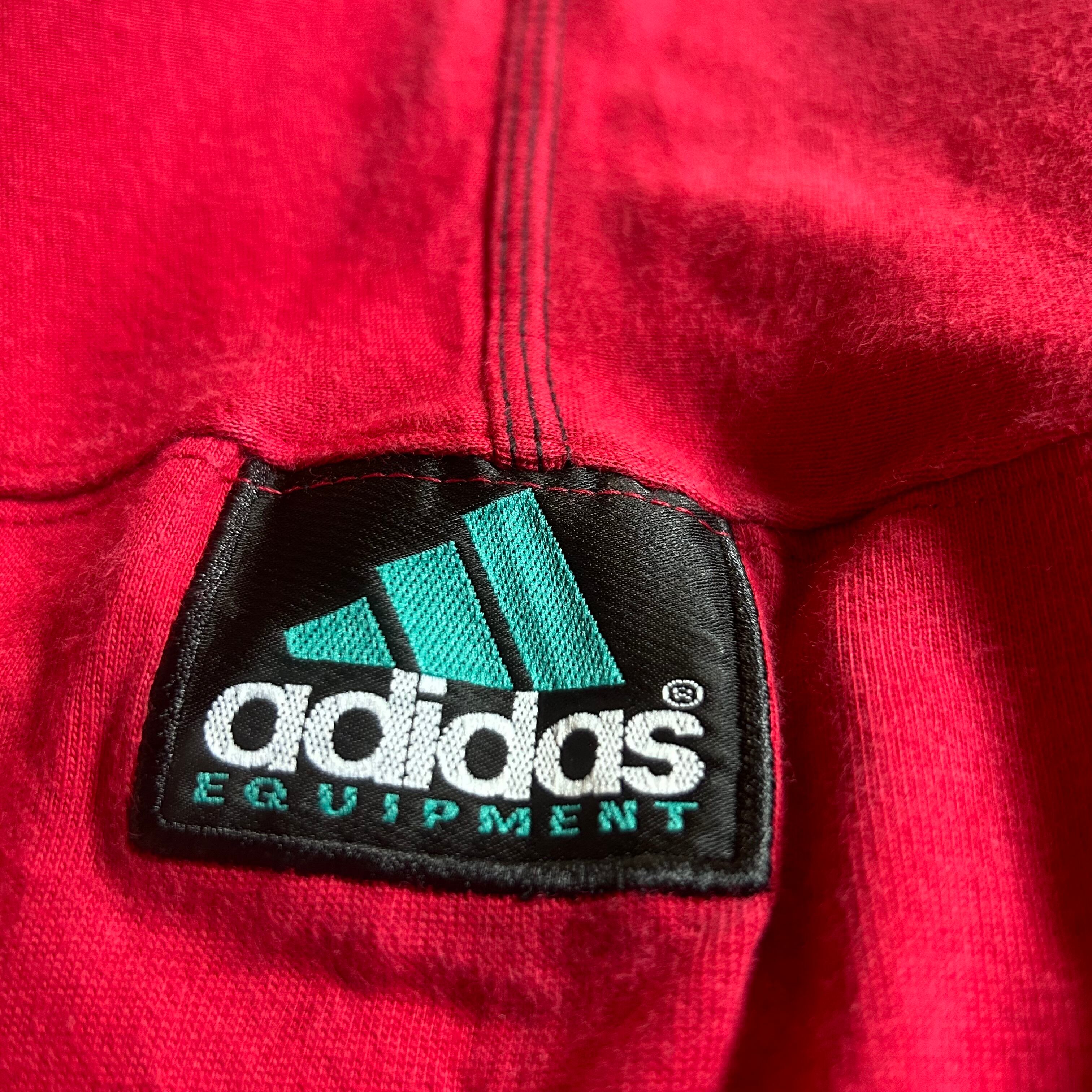 90s adidas equipment polo shirt アディダス エキップメント 半袖 ...