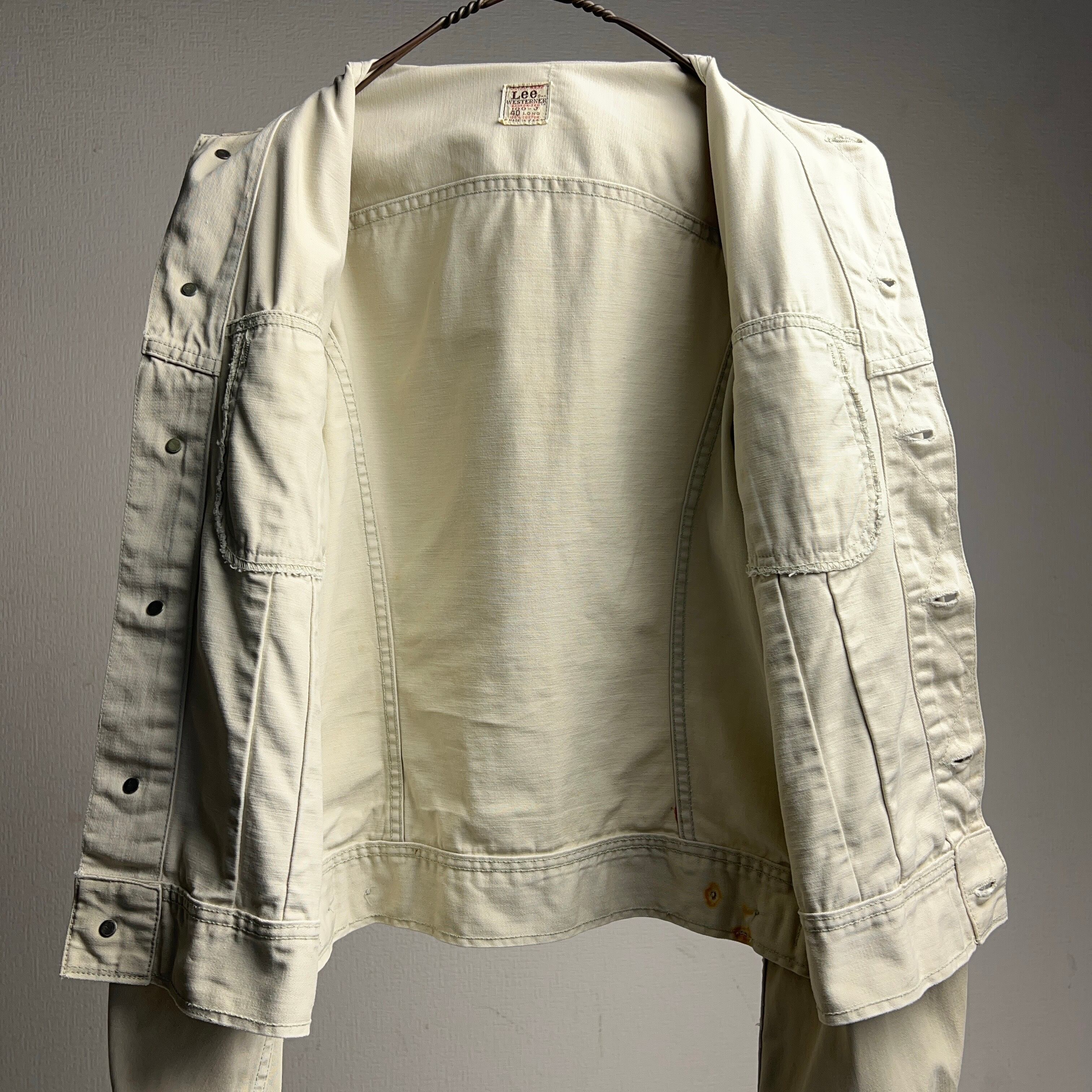 60s 70s Lee ウエスターナー 40R 1960's Lee WESTERNER 100-J 40LONG JACKET 60年代 リー ウエス