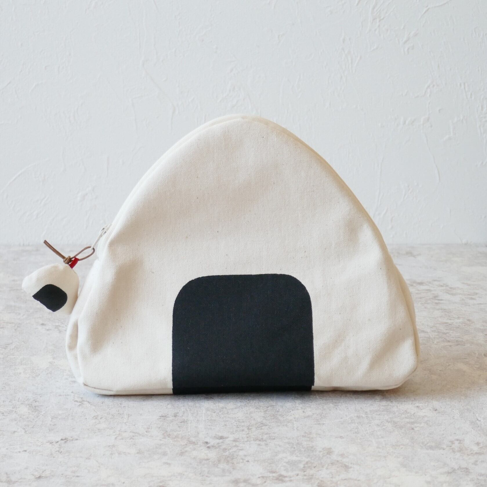 大きなおにぎりポーチ | zakka 7070ーオリジナルテキスタイル、手染め