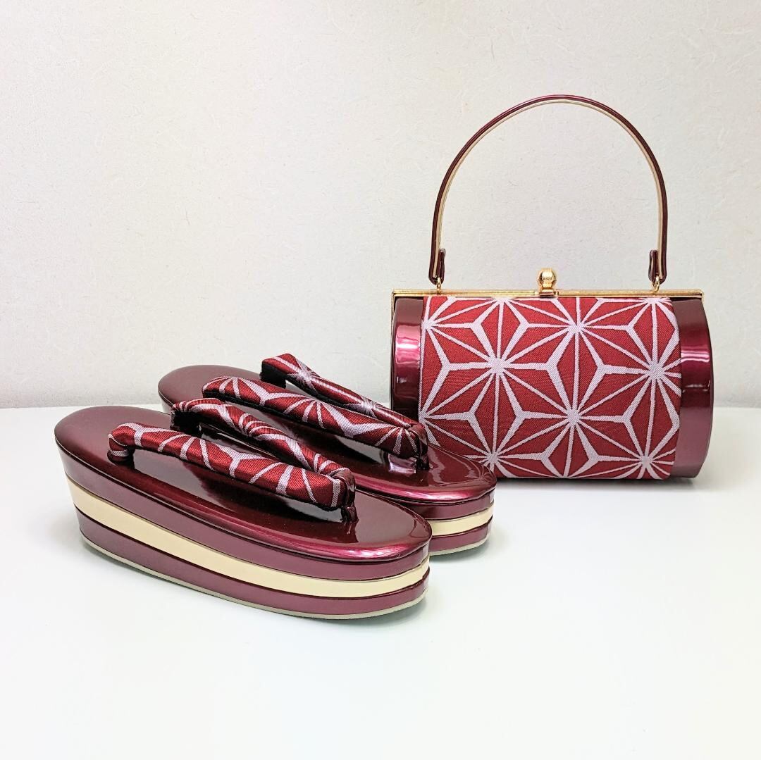 和装 草履バッグセット 帯地 金 ゴールド 3枚芯 フリーサイズ k15-10