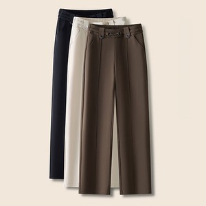 ビットモチーフストレートパンツ　A4002