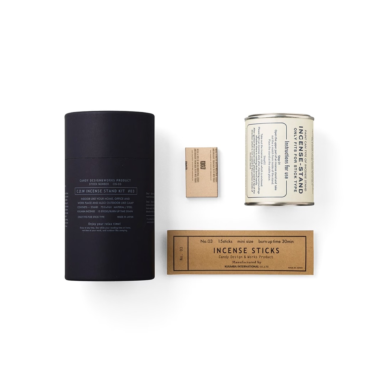 C.D.W. Incense Kit "#03 Fruits flavor"/インセンスキット "#03 フルーツフレーバー" /お香セット/ギフト