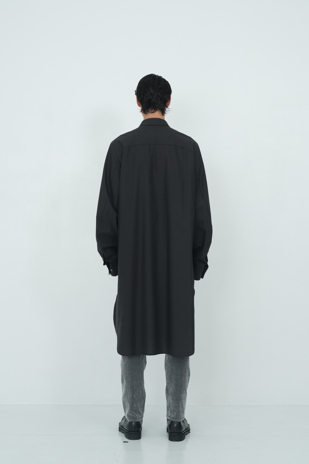 【26AW】Tamme タム / LOOSE NECK LONG SHIRTS / シャツ - 3