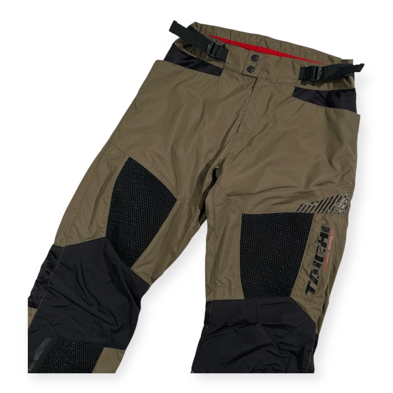 RS TAICHI タイチ ライディング パンツ ナイロン サイズ L /カーキ系/メンズ/ウエスト調節可能/バイク/バイカー