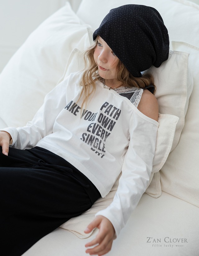 【予約】ZC 04. レースキャミ t 26 Autumn Tシャツ 女の子　小学生　韓国子供服　海外ファッション　Z'an　CLOVER　韓国ブランド　韓国ファッション　子供服