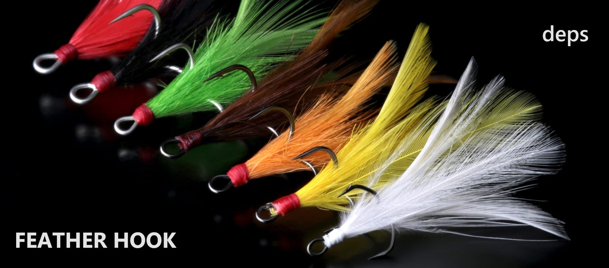 deps Feather Hook デプス フェザーフック スライドスイマーに deps / フェザーフック | ルアーショップB－FARM