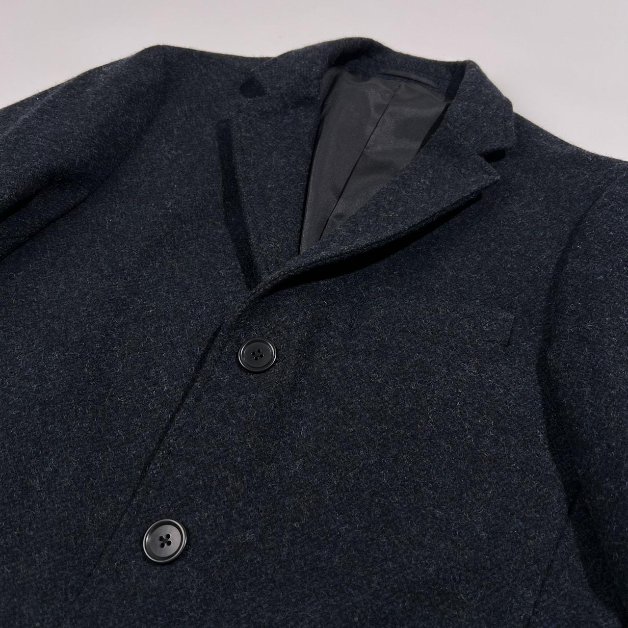 美品 UNITED ARROWS ユナイテッドアローズ ツイード ウール コート サイズ M /メンズ/ネイビー系/A DAY IN THE LIFE