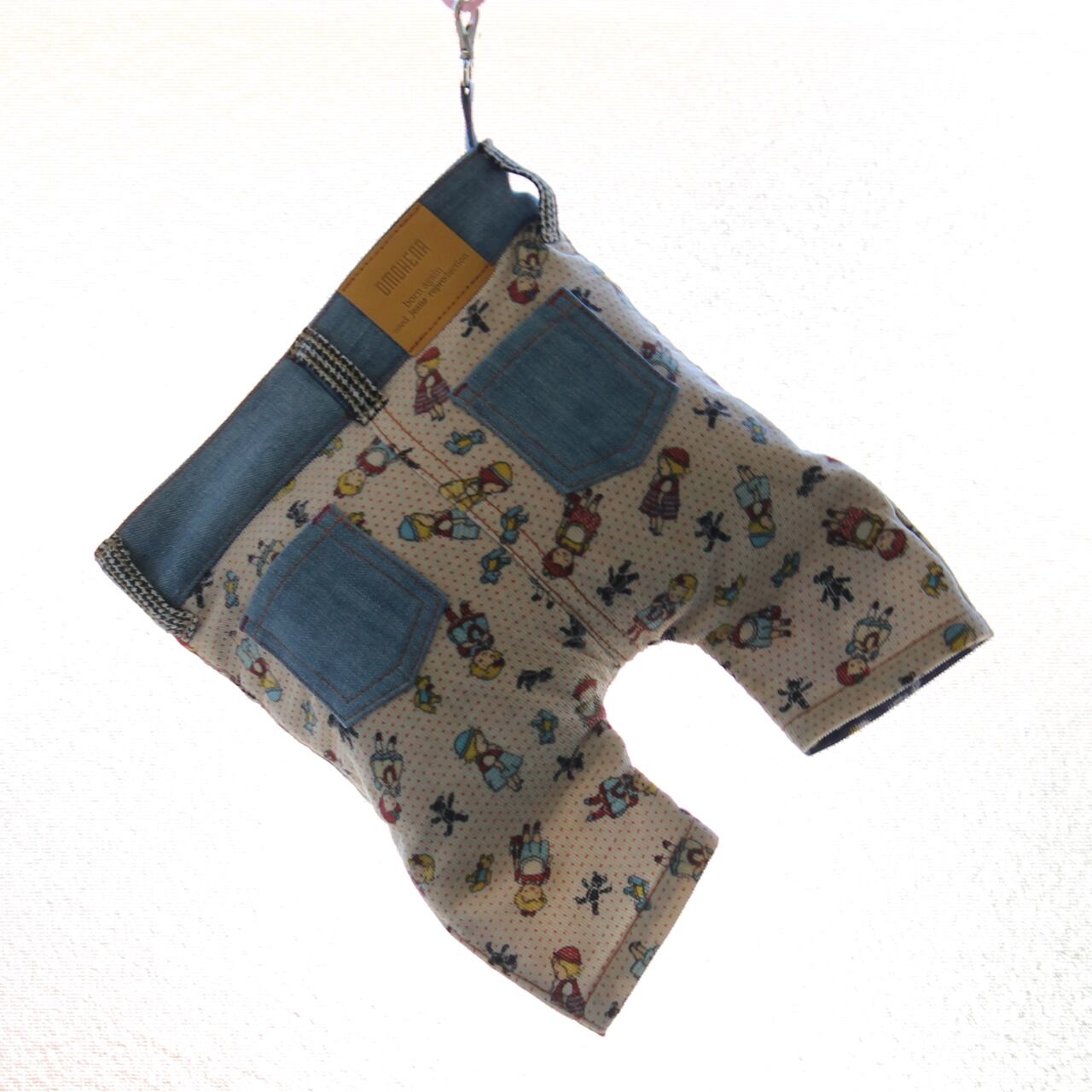 ジーンズ型ポーチ＆ブランケット　OMO-BRKT-1007