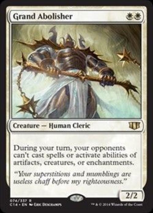 MTG《堂々たる撤廃者/Grand Abolisher(C14)》日本語