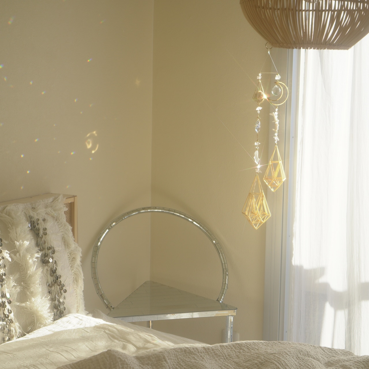 海の光のヒンメリ - W - ✧ Moon Star / Ocean Origin Light