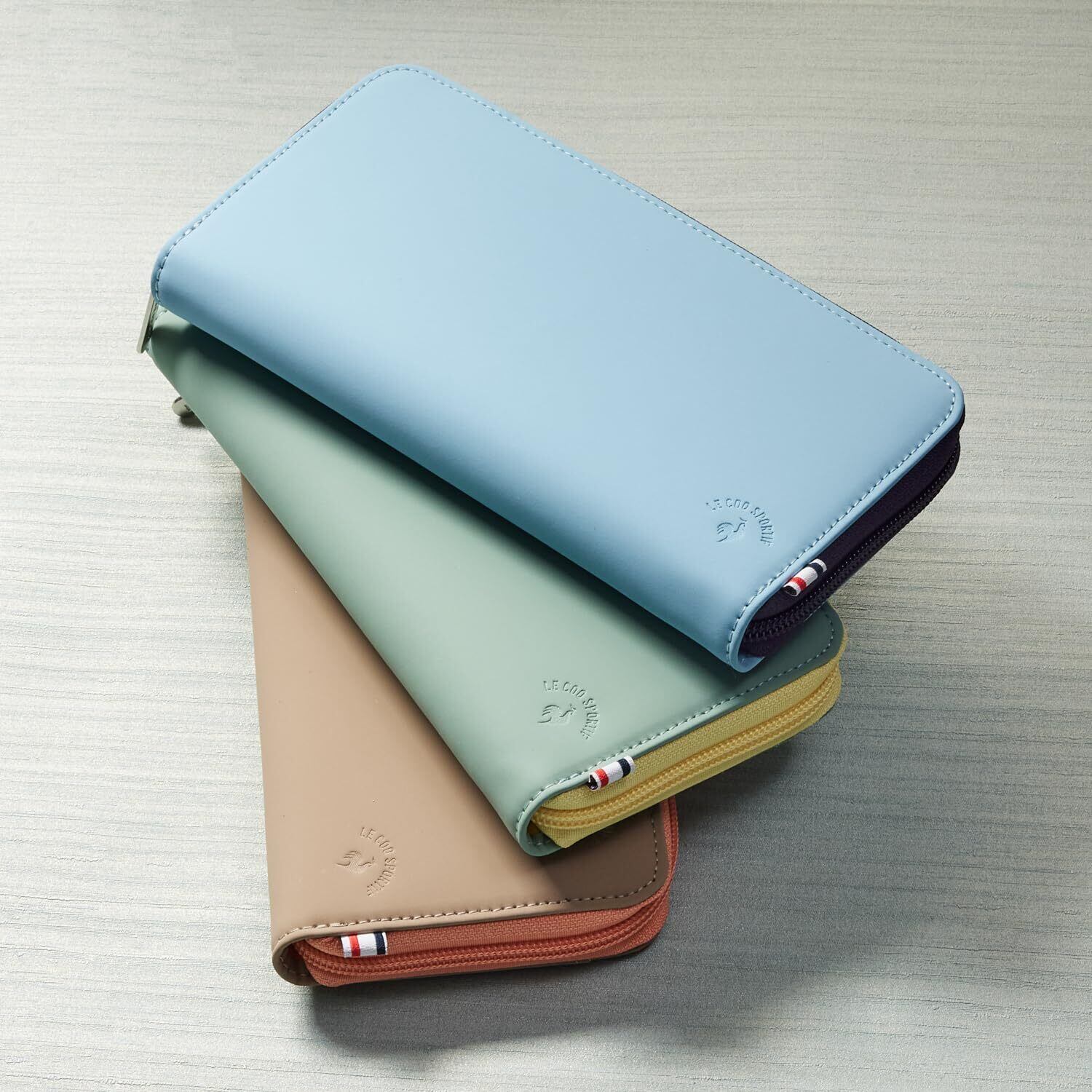 ルコックスポルティフ] メンズ レディース ラウンド ファスナー 長財布