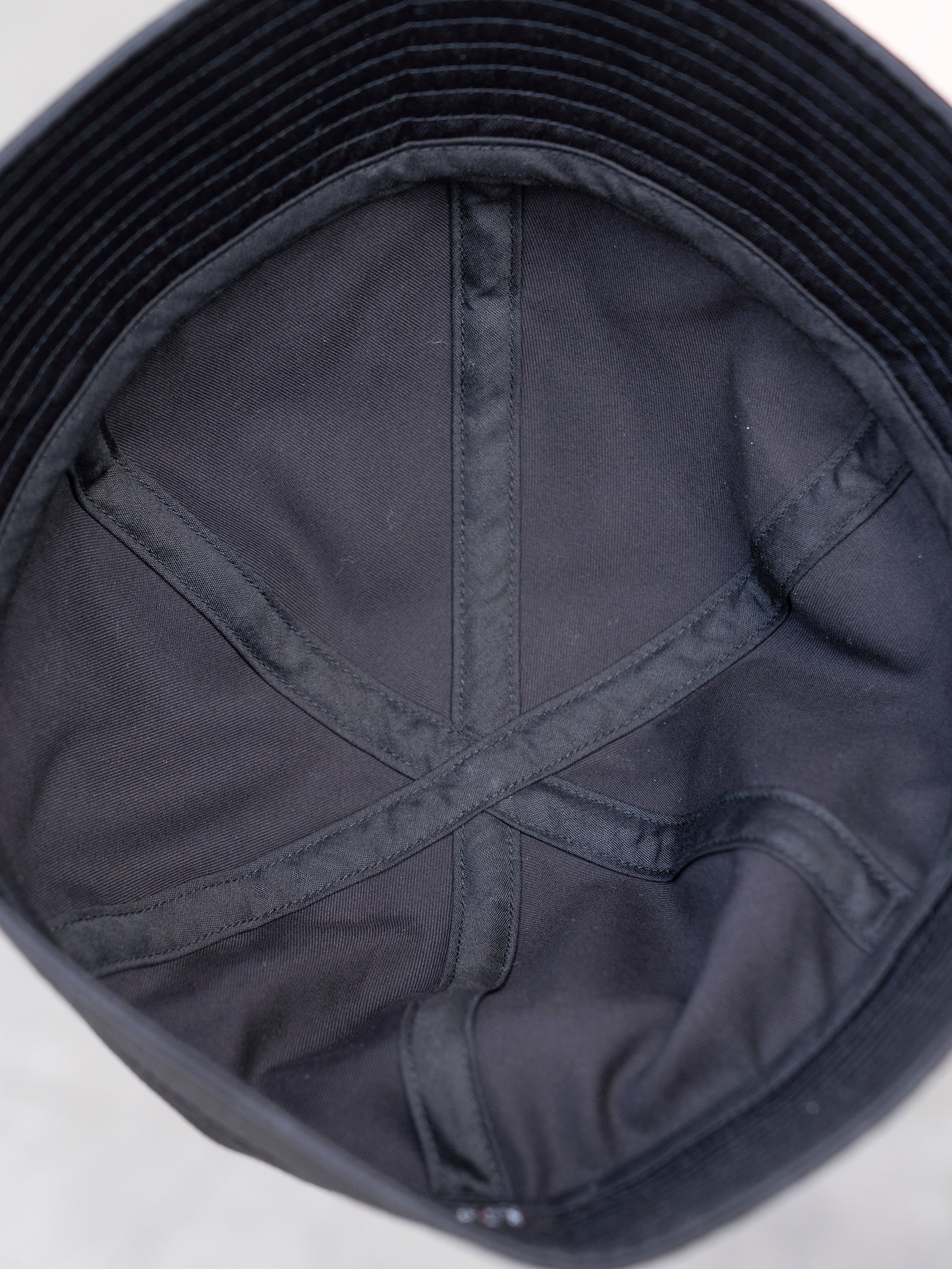 PORTER CLASSIC H/W SUMMER CHINOS SAILOR HAT BLACK PC-009-4013