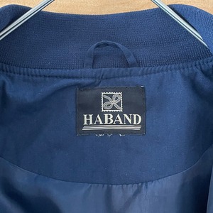 【HABAND】ダービージャケット カップインショルダー ブルゾン オーバーサイズ US古着