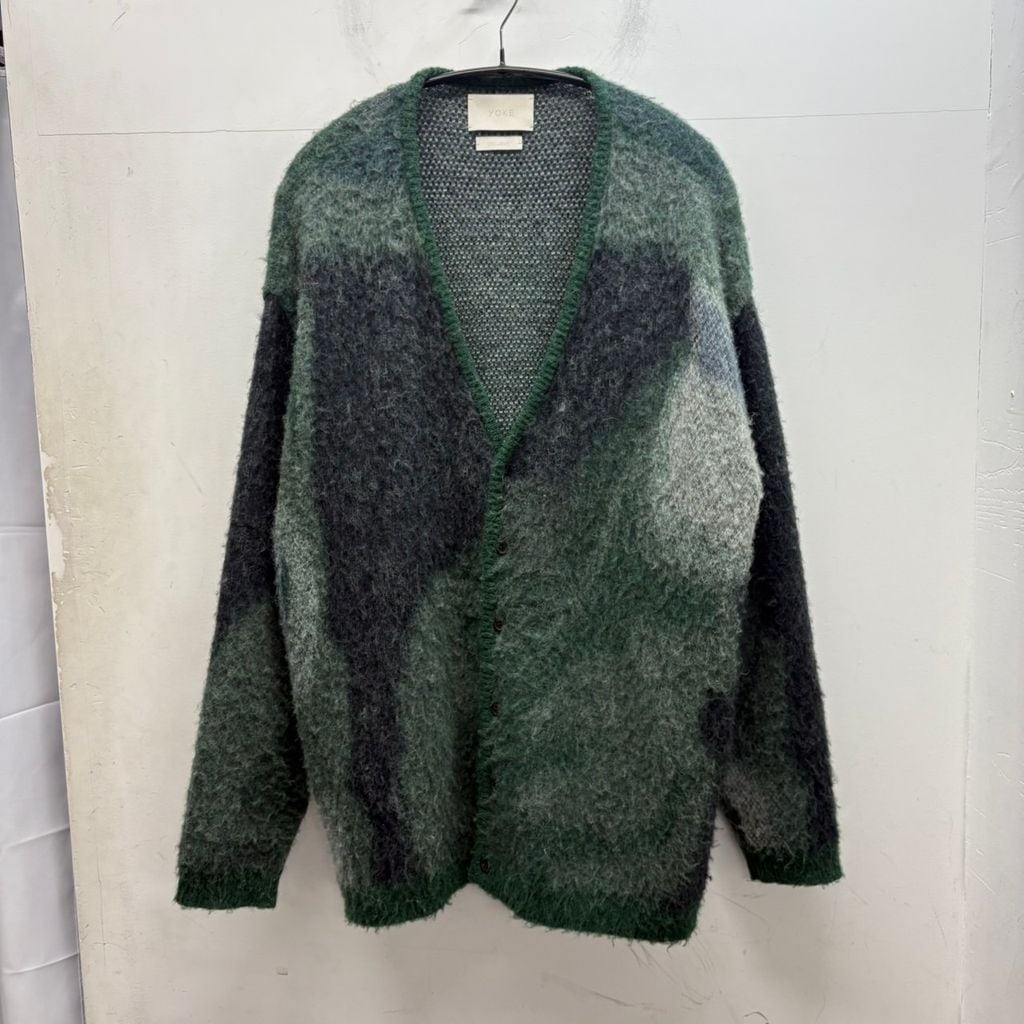 YOKE/ヨーク/ROTHKO JAQUARD CARDIGAN モヘア YOKE CARDIGAN ヨーク