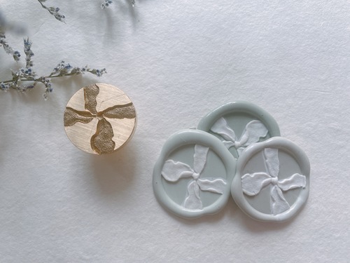 Wax Stamp -chiffon Ribbon-スタンプヘッド
