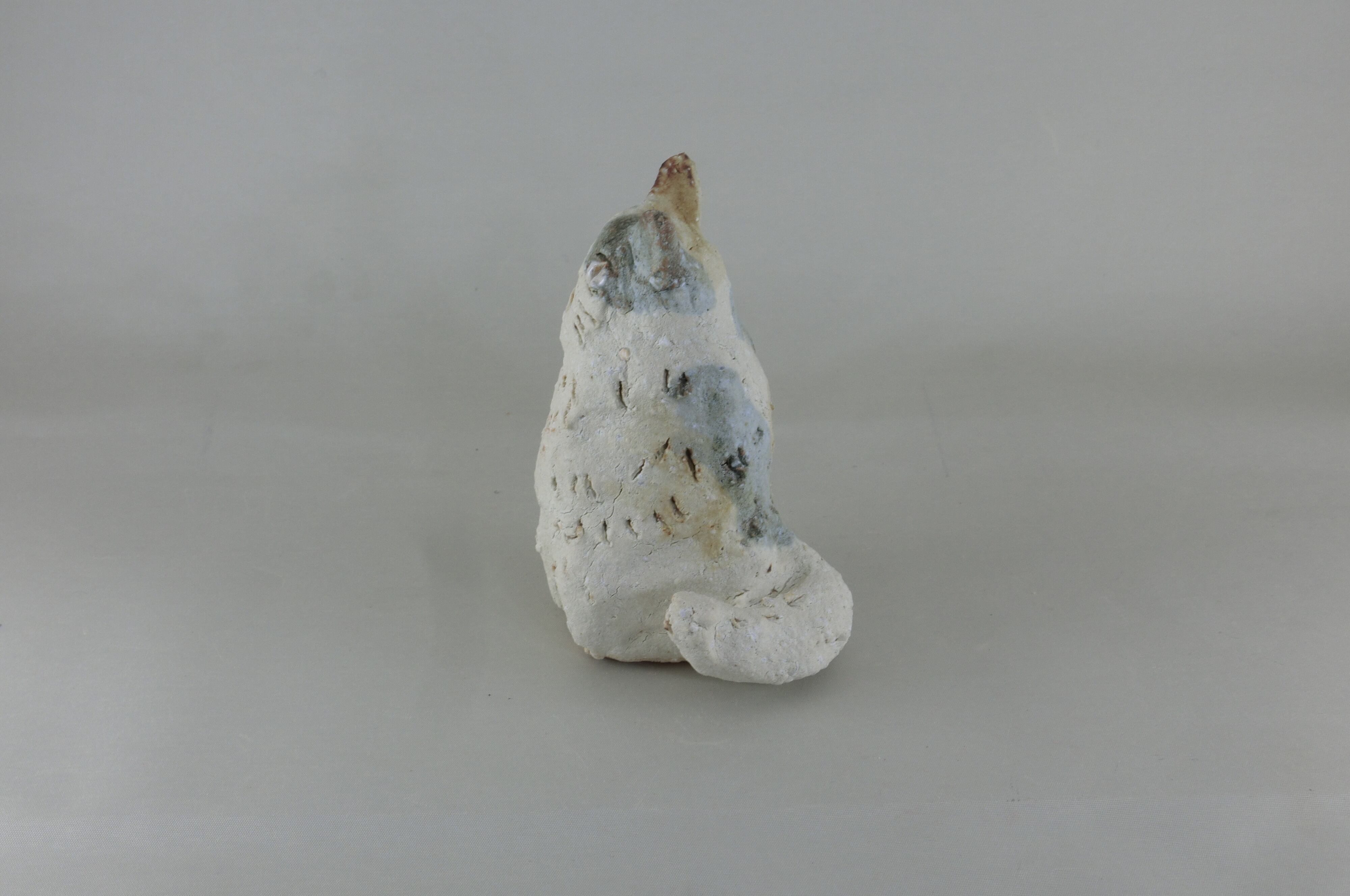 幸生窯　前川幸市作　猫（座り）